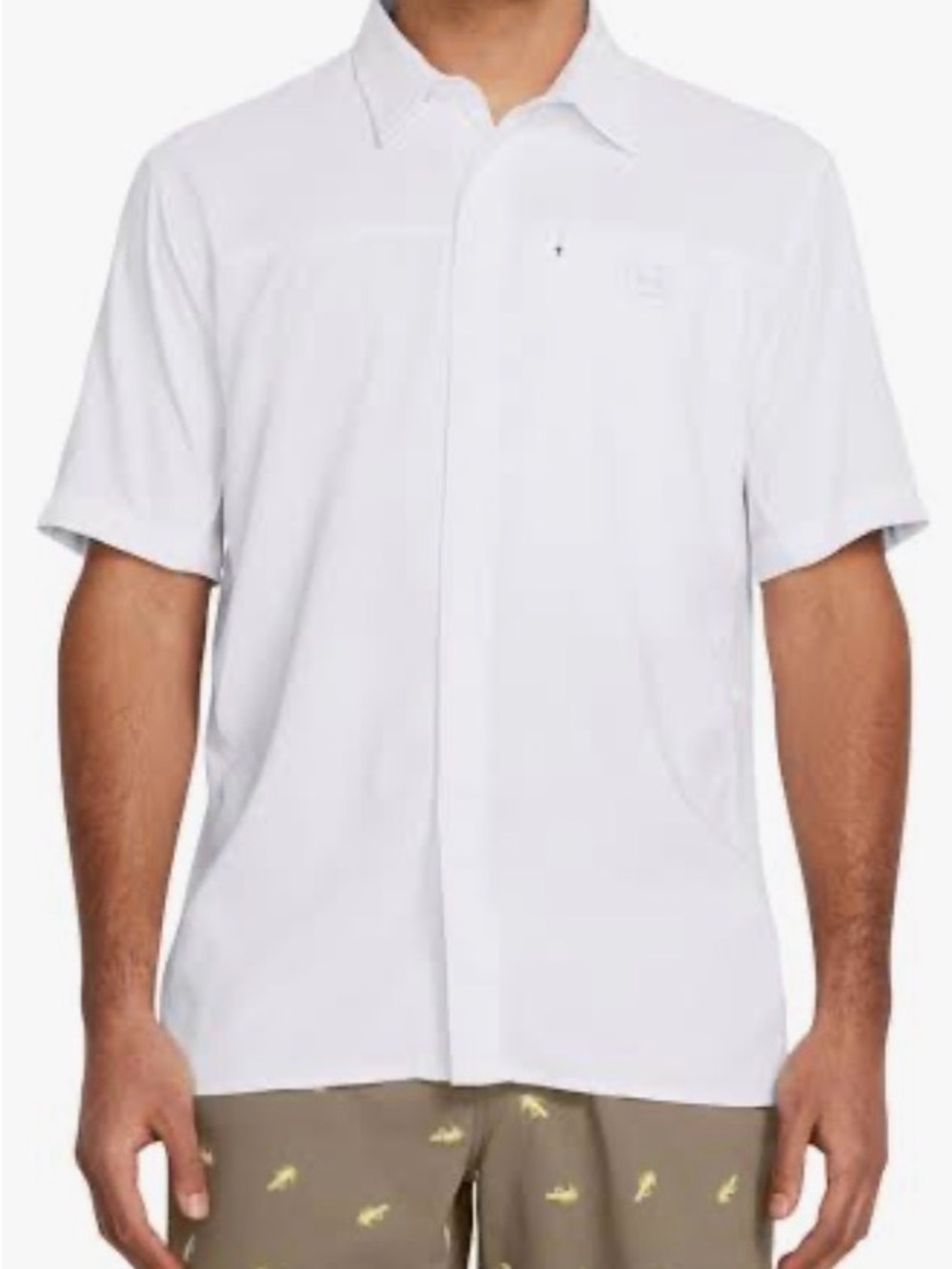 Under Armour Fish Pro Hybrid Woven Snap Button Shirt Sz XL